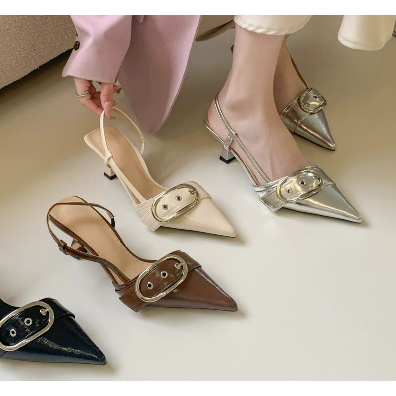 Patent Leather Pump - Nouvelles Chaussures à Talons Hauts Pointus