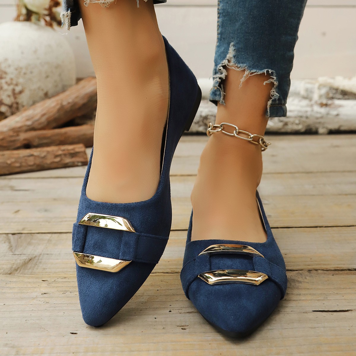 Women Shoes Elegant - Printemps et automne élégant pointu Sexy