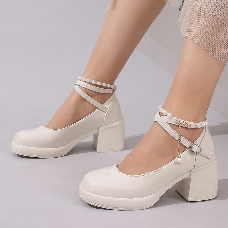 Women'S Shoes Round Toe - Escarpins à talons hauts pour femmes,