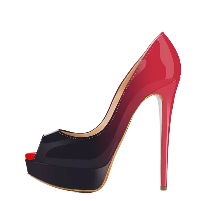 Patent Leather Pump - Escarpins à talons aiguilles Sexy pour
