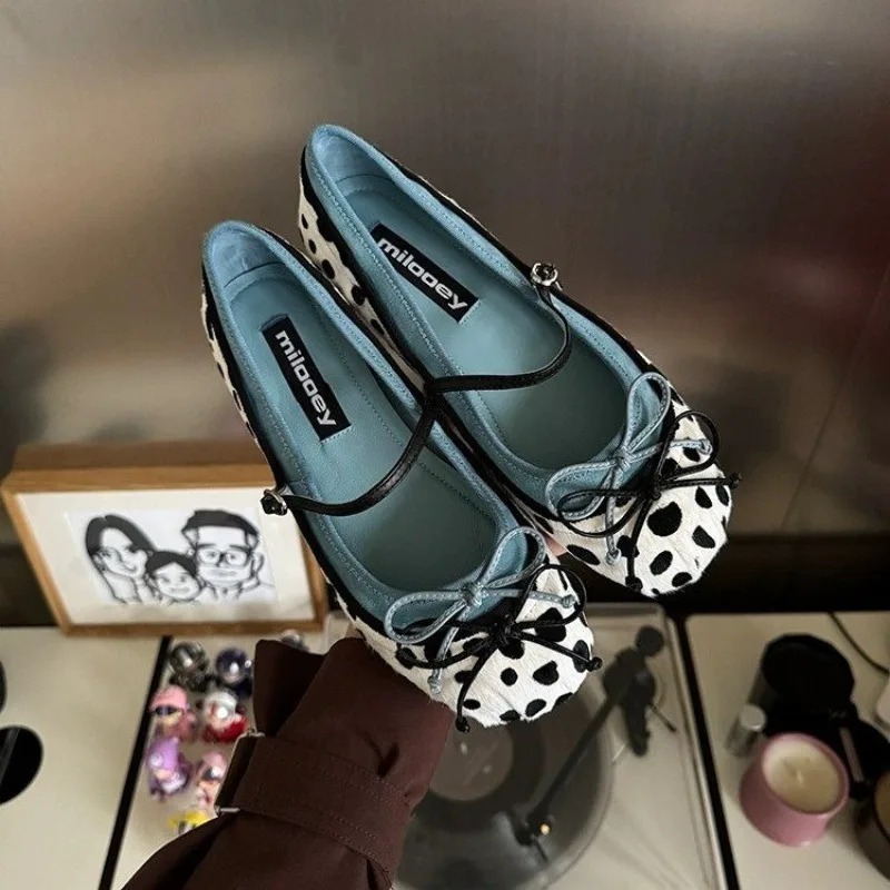 Women'S Shoes Round Toe - Chaussures de ballet plates à bout
