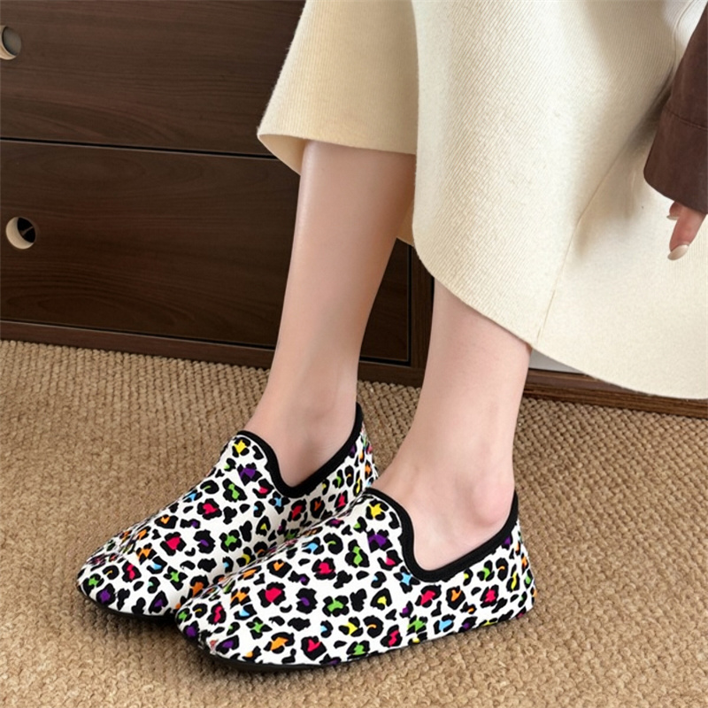 Loafer Flat Women - Chaussures d'hiver en coton pour femmes,