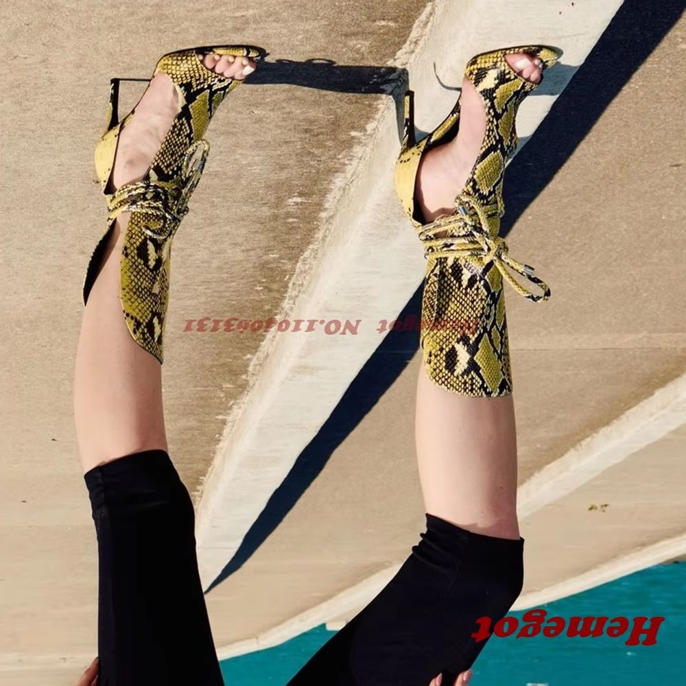 Sandales gladiateur jaunes à i - Women'S Shoes Yellow avis et prix