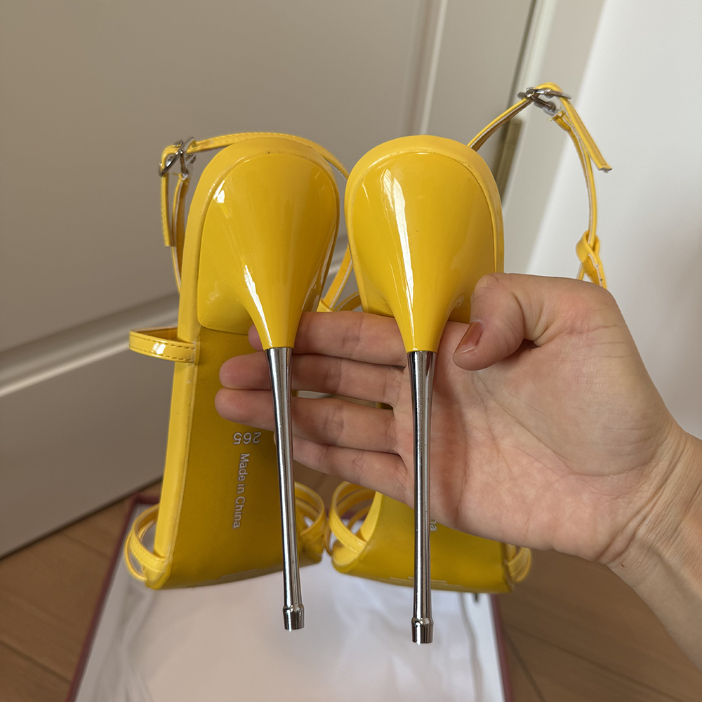 Mode 16 cm talons hauts extrêm - Women'S Shoes Yellow avis et prix
