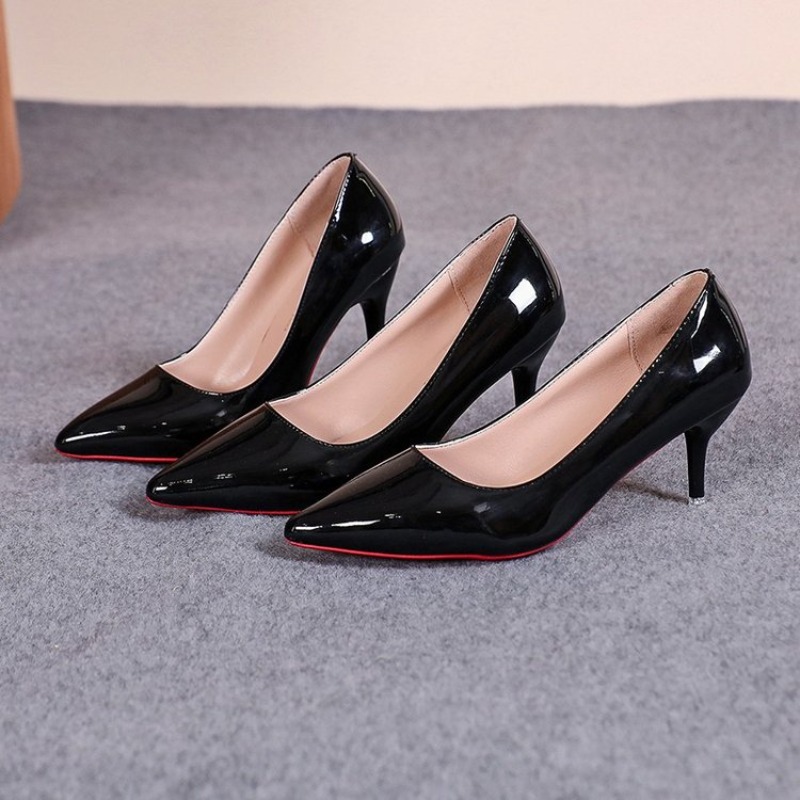 Escarpins à talon aiguille en  - Patent Leather Pump avis et prix