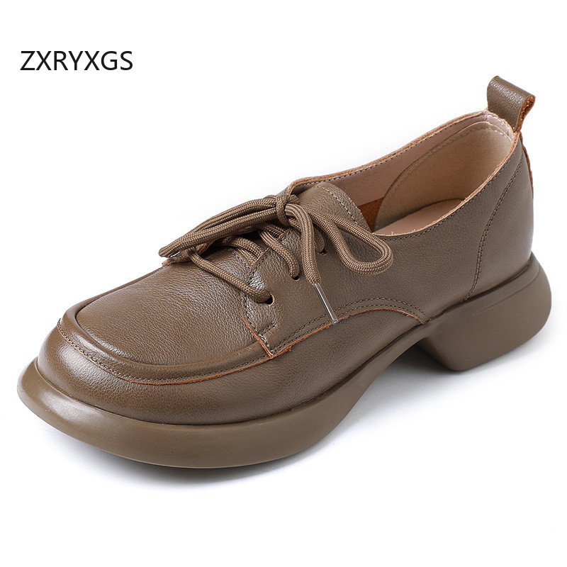 ZXRYXGS tendance britannique b - Women'S Shoes Round Toe avis et prix