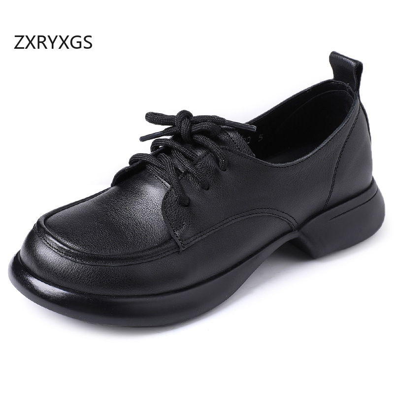 ZXRYXGS tendance britannique b - Women'S Shoes Round Toe avis et prix