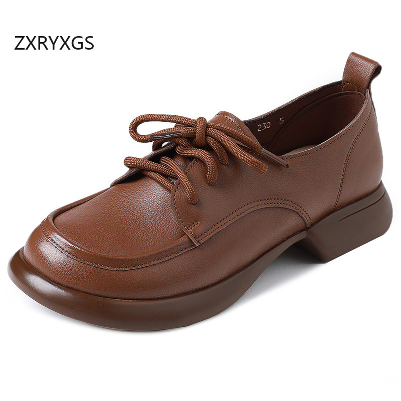 ZXRYXGS tendance britannique b - Women'S Shoes Round Toe avis et prix