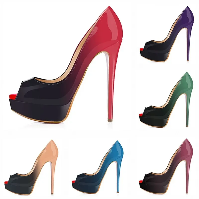 Escarpins à talons aiguilles S - Patent Leather Pump avis et prix