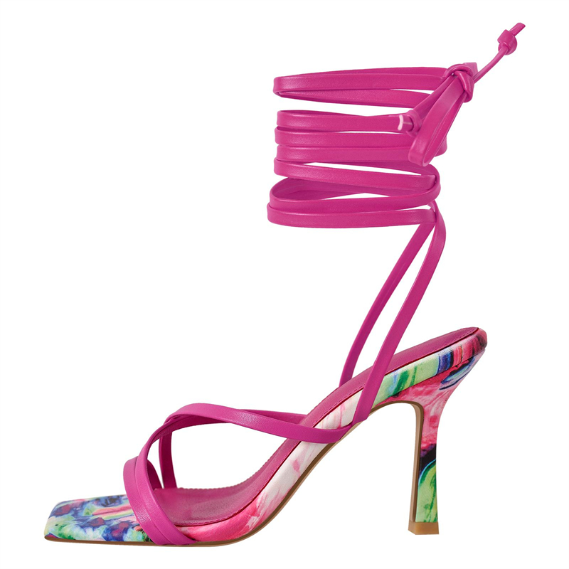 Sandales sexy à talons hauts e - Women'S Shoes Yellow avis et prix