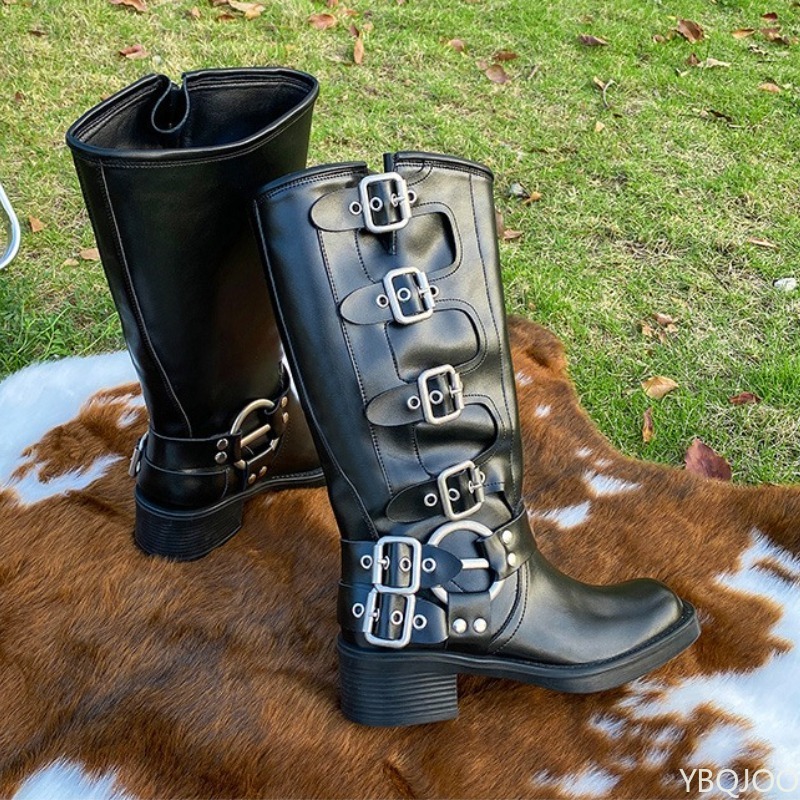 Boucle de ceinture rétro botte - Suede Ankle Boot avis et prix