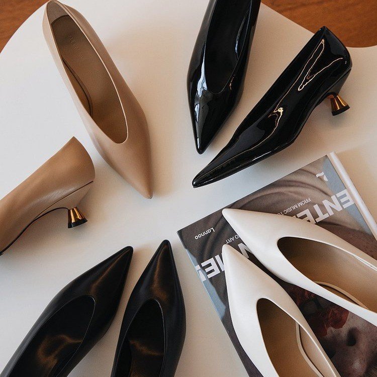 Escarpins de créateur en cuir  - Patent Leather Pump avis et prix