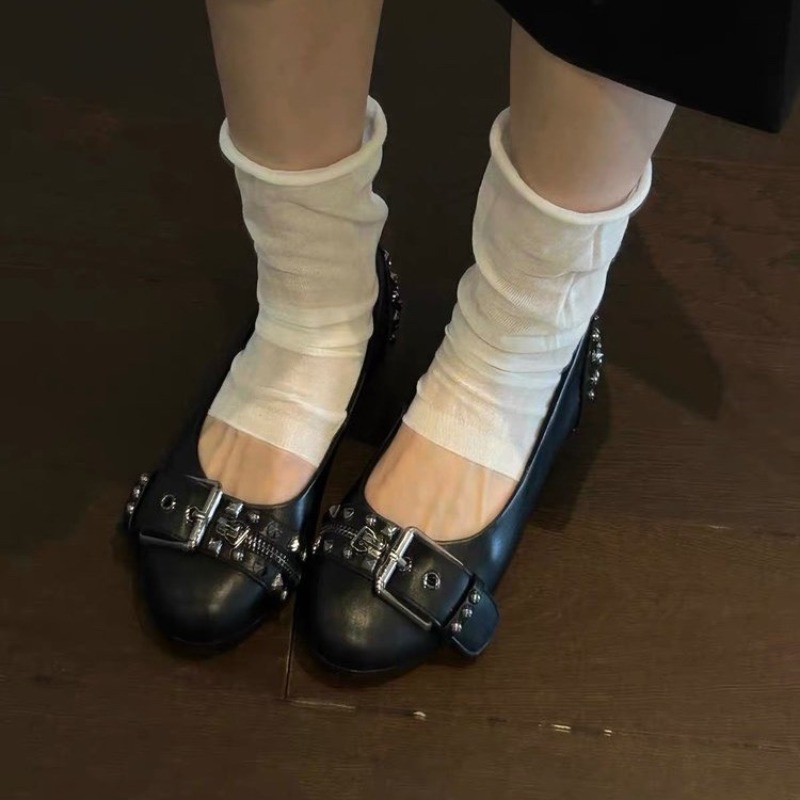 Chaussures plates Mary Jane en - Women'S Shoes Round Toe avis et prix