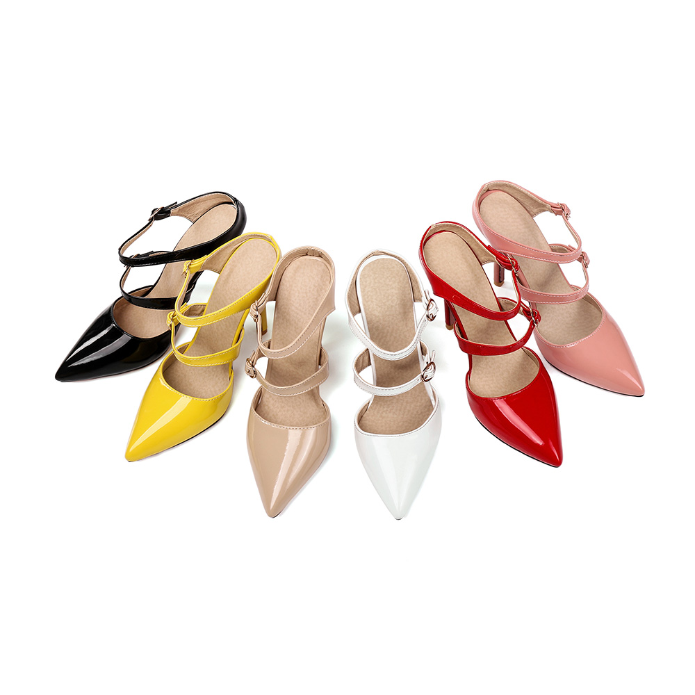 Sandales à talons aiguilles po - Women'S Shoes Yellow avis et prix