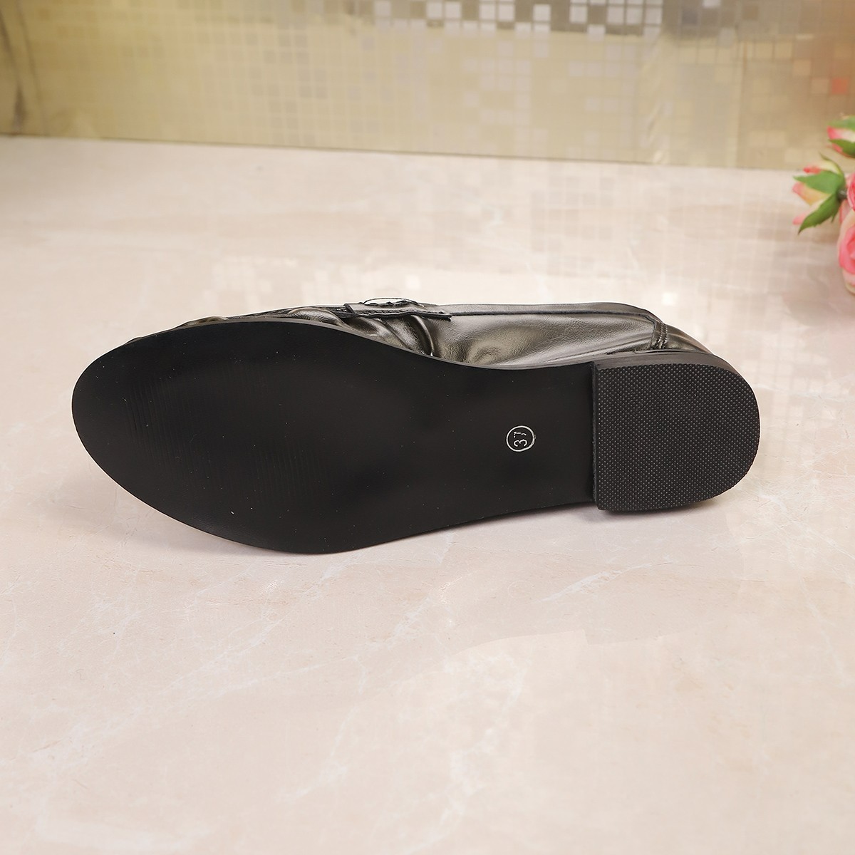Mocassins plats noirs décontra - Loafer Flat Women avis et prix