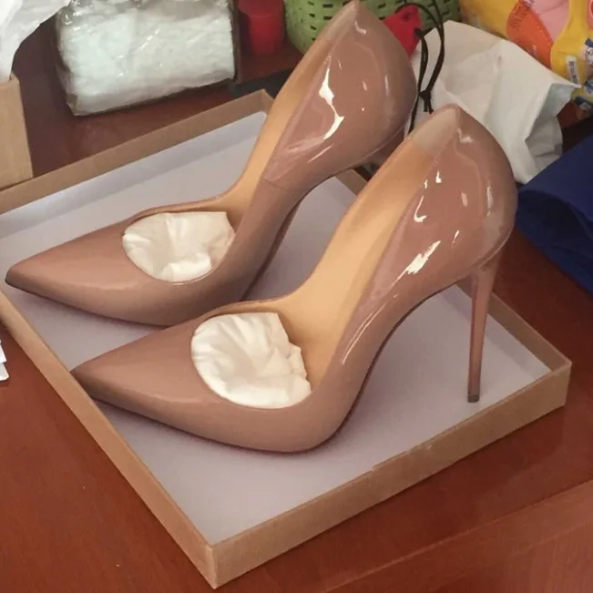 Chaussures pointues en cuir la - Patent Leather Pump avis et prix